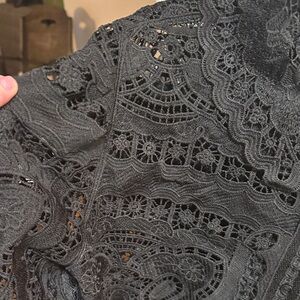 JOIE-black blouse/Haut noir XL JOIE-Dentelle